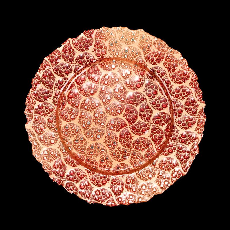 Wholesale Glass Charger Plate PZ-069 - Image 3